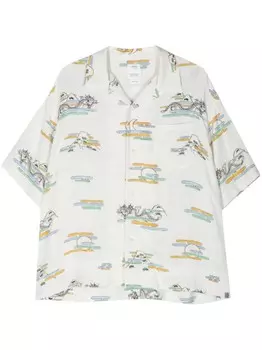 Visvim рубашка Copa, белый