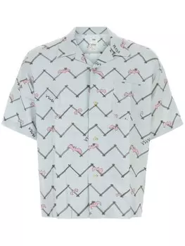 Visvim рубашка кубка, синий