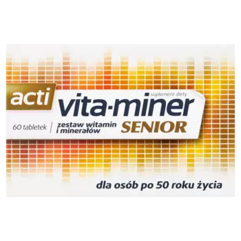 Vita-Miner Senior биологически активная добавка, 60 таблеток/1 упаковка