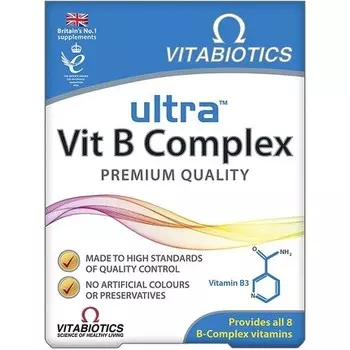 Vitabiotics Ультра витаминный комплекс B 60 таблеток