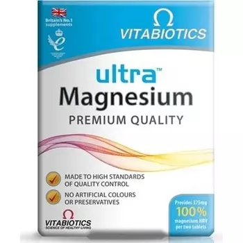 Vitabiotics Ultra Magnesium 60 таблеток