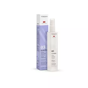 Vitalcare Hyalufiller Booster спрей для увлажнения и придания объема с гиалуроновой кислотой для всех типов волос 50 мл