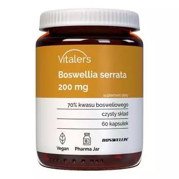 Vitaler's, Босвеллия Серрата (индийский ладан) 200 мг, 60 капсул.