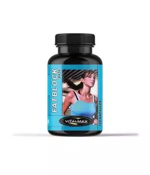 Vitalmax, Fatblock Base, препарат для похудения, 120 капсул.