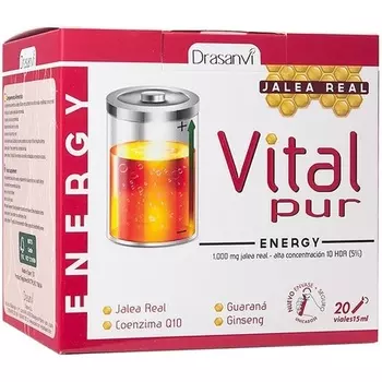 VitalPUR ENERGY МАТОЧНОЕ ЖЕЛО 15 мл x 20 шт. ДРАСАНВИ Drasanvi