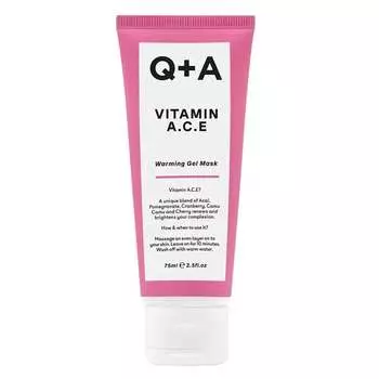 Витамин А.С.Е Warming Gel Mask, Согревающая маска для лица с витаминами, 75мл Q+A