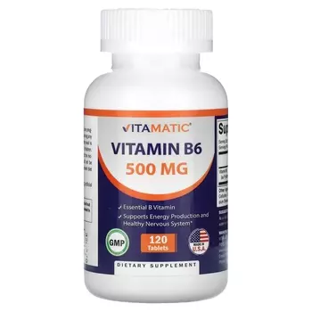 Витамин B6 500 мг Vitamatic, 120 таблеток