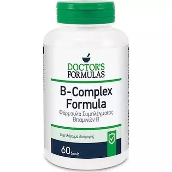 Витамин B-комплексная добавка, формула 60 таблеток Doctor's Formulas