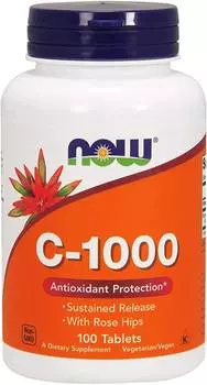 Витамин C-1000 Now Foods, 100 капсул
