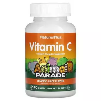 Витамин C для детей NaturesPlus, 90 таблеток