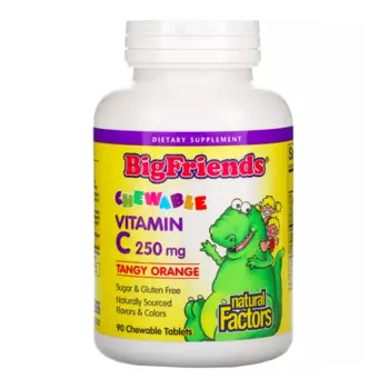 Витамин C Natural Factors 250 мг, 90 таблеток