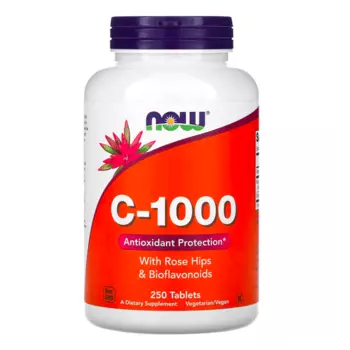 Витамин C NOW Foods 1000 мг, 250 таблеток