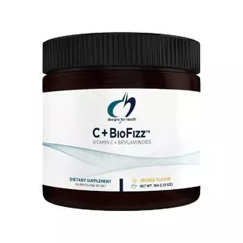 Витамин C с биофлавоноидами в порошке Designs for Health C + BioFizz, 144 г