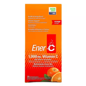 Витамин C со вкусом апельсина Ener-C 1000 мг, 30 пакетиков