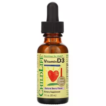 Витамин D3 ChildLife, 30 мл