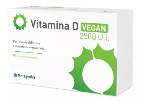 Витамин D 2500 МЕ для веганов 84 таблетки Metagenics Vitamina D