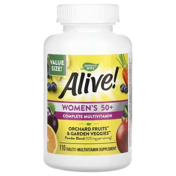 Витамин Nature's Way Alive! Women's 50+ Complete, 110 таблеток