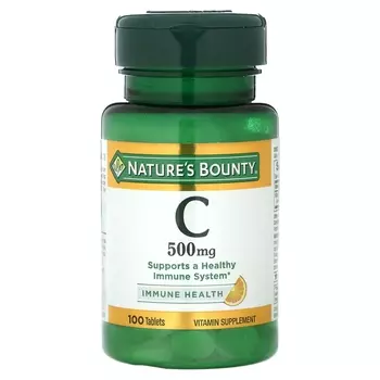 Витамин С Nature's Bounty 500 мг, 100 таблеток