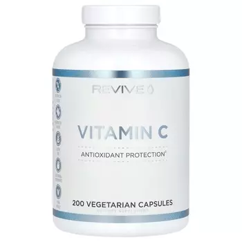Витамин С Revive без глютена, 200 вегетарианских капсул