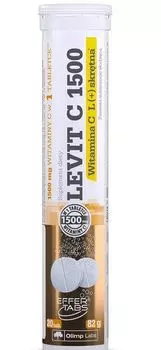 Витамин С в шипучих таблетках Levit C 1500mg, 20 шт
