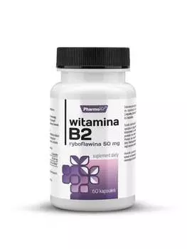 Витамин В2 Pharmovit, биологически активная добавка, 60 капсул.