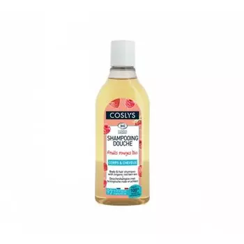 Витаминизирующий шампунь и гель для душа 2в1 с красными фруктами, 750 мл Coslys