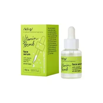 Витаминная бомба сыворотка для лица KILIG, 30 мл
