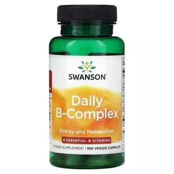 Витаминная добавка Swanson Daily B-Complex, 100 капсул
