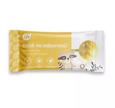 Витаминные леденцы для детей Life Lizak Na Odporno Ananasowy, 1 шт
