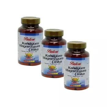 Витаминный комплекс Balen кальций, магний, цинк, 90 капсул, 709 мг, 3 штуки