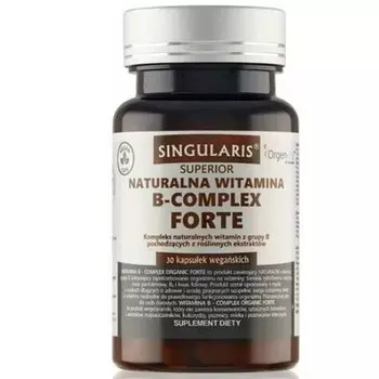 Витаминный комплекс группы В Organic Forte 30 капсул Singularis