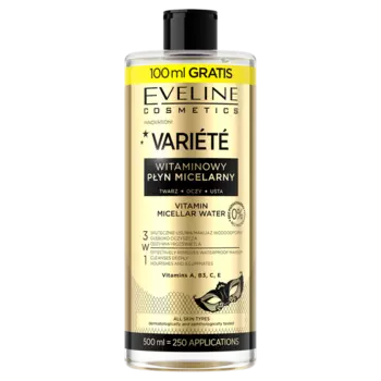 Витаминный мицеллярный флюид для лица, 500 мл Eveline Cosmetics Variete