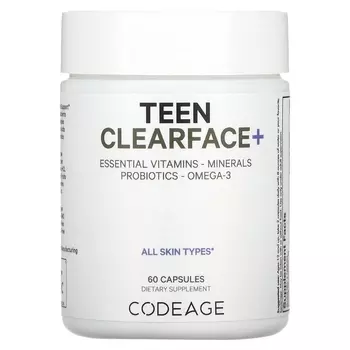 Витамины Clearface для подростков Codeage, 60 капсул