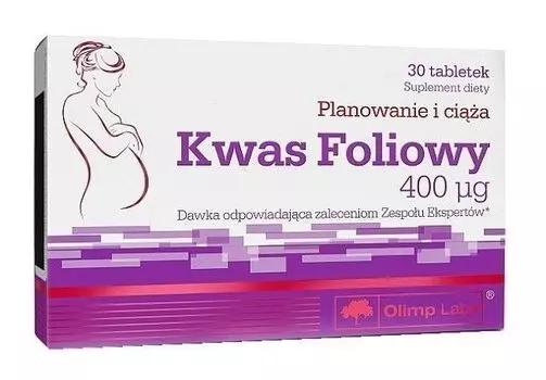 Витамины для мам и беременных Olimp Kwas Foliowy, 30 шт