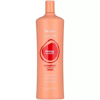 Витамины Энергия, Питательный шампунь для тонких, ослабленных и нормальных волос, 1000 мл Fanola