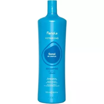Витамины Sensi Be Complex Шампунь для чувствительной кожи головы 1000мл, Fanola