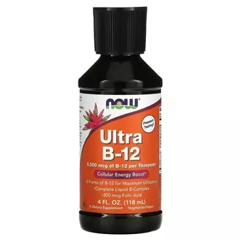 Витамины Ультра В-12 NOW Foods