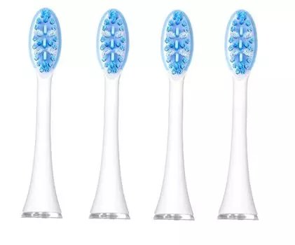 Vitammy Platinum I Pearl + насадки для звуковой зубной щетки, 4 шт/1 упаковка