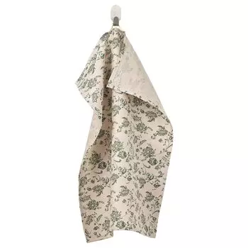 VITNOPPA Полотенце кухонное, цветочный узор/зеленый, 45x60 см IKEA