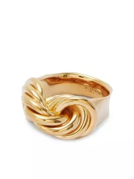 Витое кольцо Jil Sander, золотой