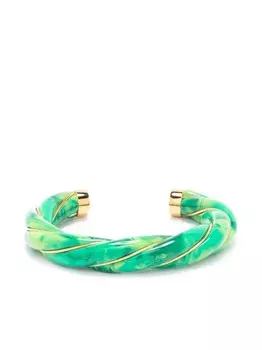 Витой браслет Aurelie Bidermann, зеленый