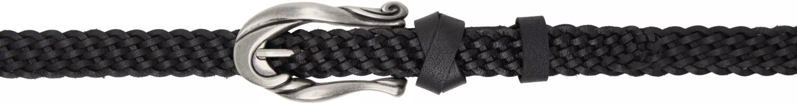 Витой ремень с фурнитурой Fax Copy Express, черный