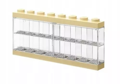 ВИТРИНА LEGO ДЛЯ 16 МИНИФИГУР БЕЖЕВОГО цвета