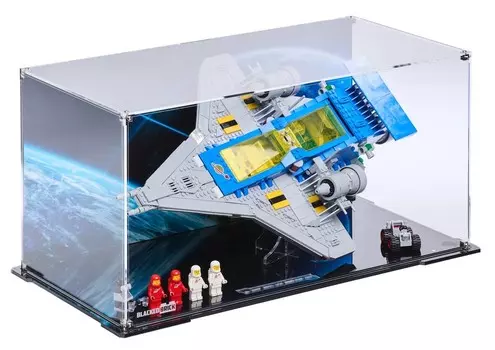 Витрина с фоном Blacked Brick для LEGO 10497 ICONS - Исследователь Галактики / Blacked Brick Inna marka