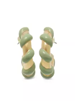 Витые серьги-кольца Lanvin, золотой