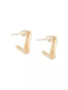 Витые серьги-кольца Wouters & Hendrix, золотой