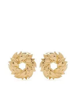 Витые серьги Nina Ricci, золотой