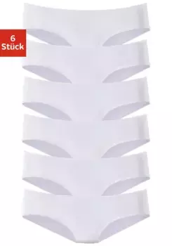 Vivance active Hipster (упаковка, 6 шт.), из мягкой микрофибры, белый