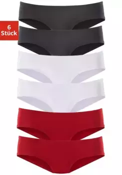 Vivance active Hipster (упаковка, 6 шт.), из мягкой микрофибры, белый