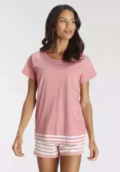 Vivance Dreams Пижама (2 шт.), с полосками, розовый